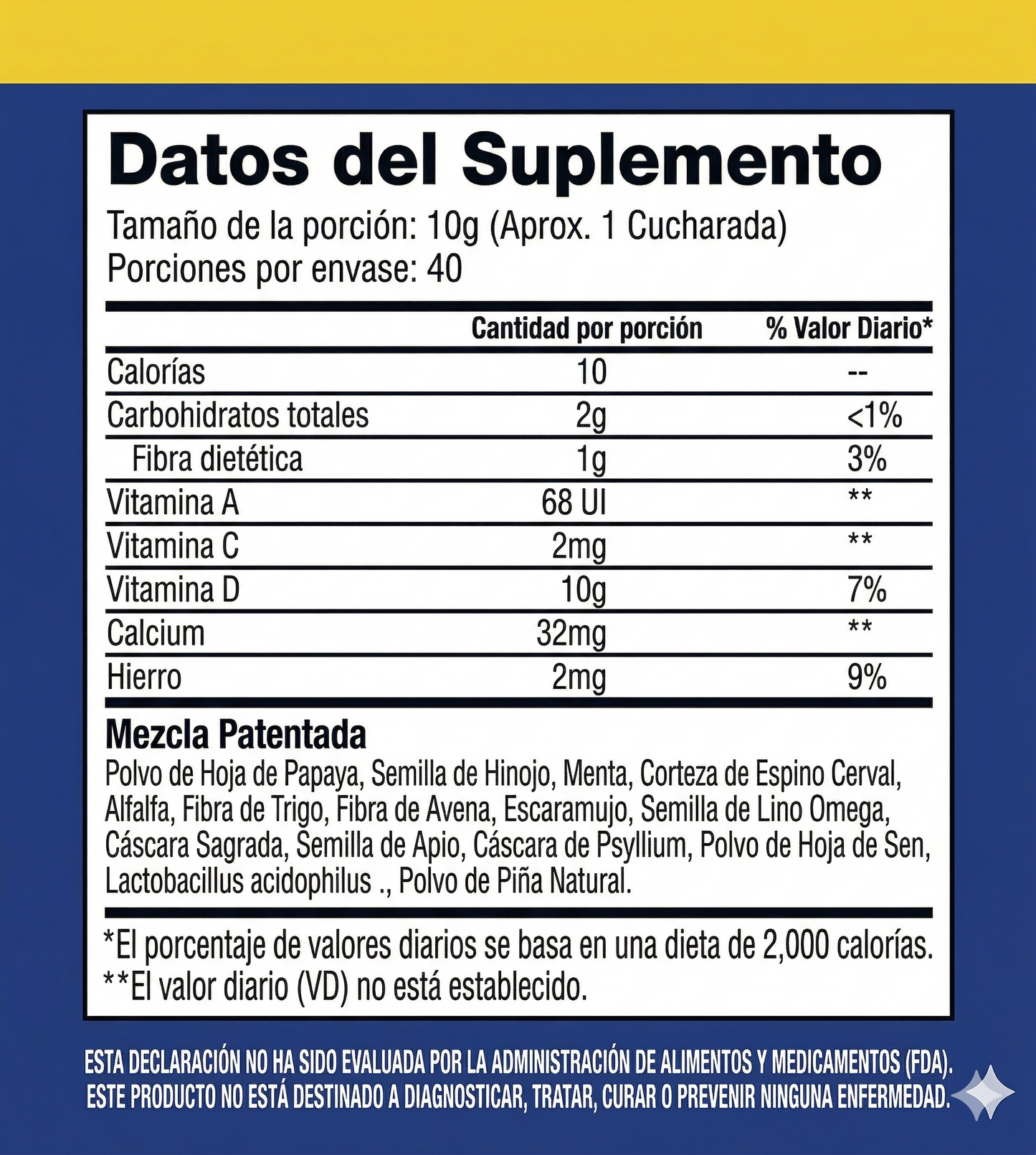 LUNUA™ Polvo Natural Detox Extreme